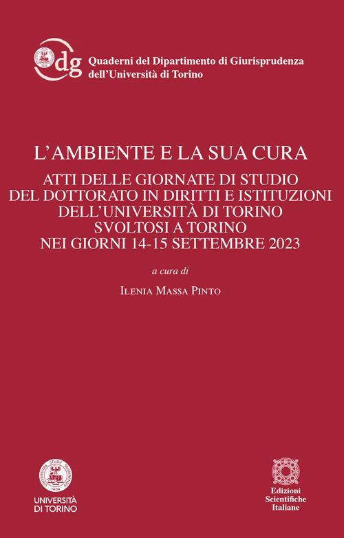 L'ambiente e la sua cura - Ilenia Massa Pinto - copertina