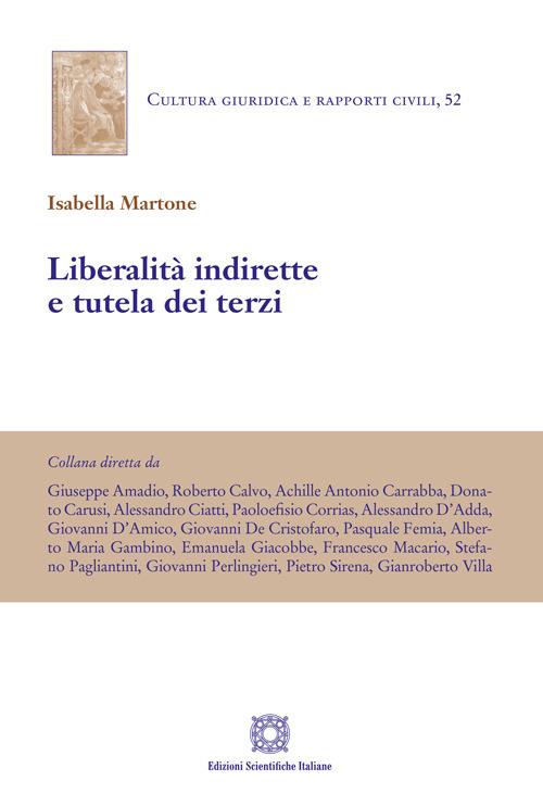 Libertà indirette e tutela dei terzi - Isabella Martone - copertina