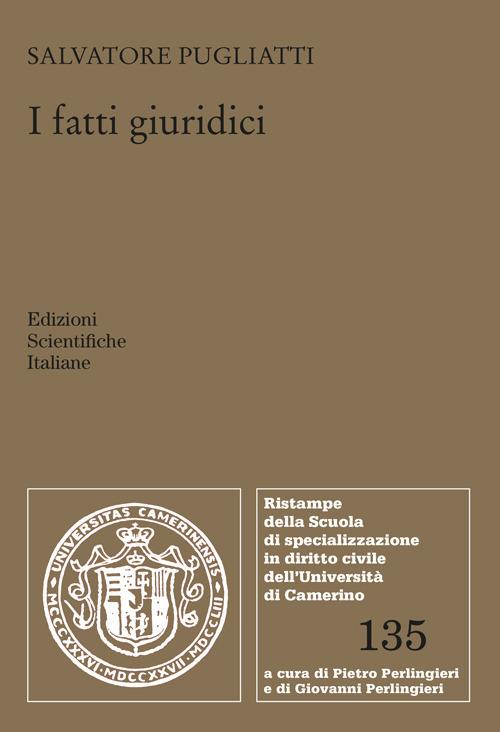 I fatti giuridici - Salvatore Pugliatti - copertina