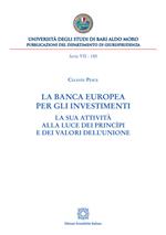 La Banca europea per gli investimenti