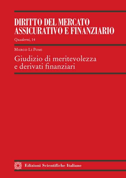Giudizio di meritevolezza e derivati finanziari - Marco Li Pomi - copertina