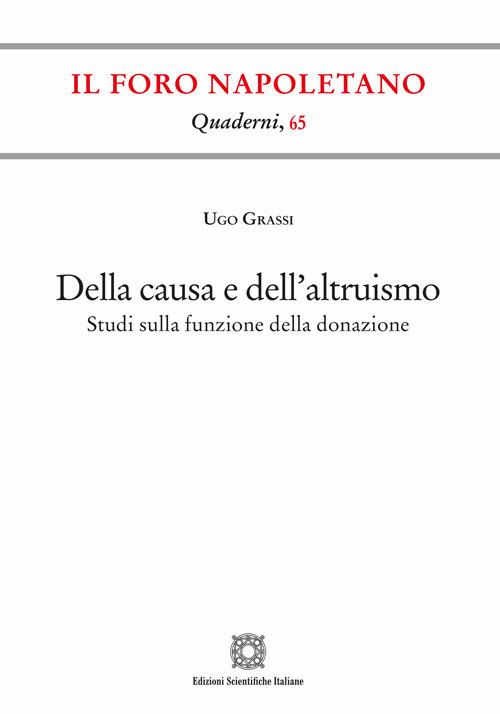 Dalla causa e dell'altruismo - Ugo Grassi - copertina