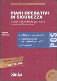 Piani operativi di sicurezza. Il nuovo POS secondo il DLgs 81/2008. Con CD-ROM - Massimo Caroli,Carlo Caroli - copertina