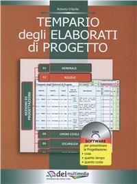 Tempario degli elaborati di progetto. Con CD-ROM - copertina