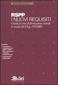 I nuovi requisiti per RSPP - Massimo Caroli,Anita Caroli - copertina