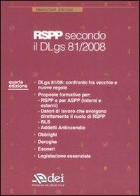 RSPP secondo il Dlgs 81/2008 - Massimo Caroli,Anita Caroli - copertina