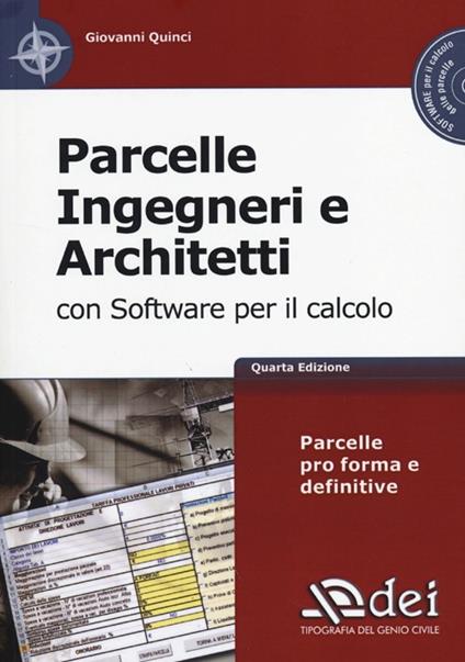 Parcelle ingegneri e architetti. Con software - Giovanni Quinci - copertina