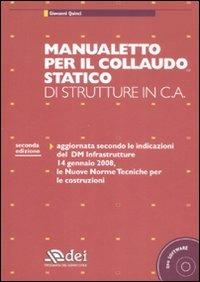 Manualetto per il collaudo statico di strutture in c.a. Con CD-ROM - Giovanni Quinci - copertina