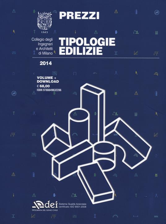 Prezzi tipologie edilizie 2014. Con software - Collegio degli ingegneri e architetti di Milano - copertina