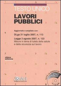 Testo unico. Lavori pubblici. Con CD-ROM - copertina