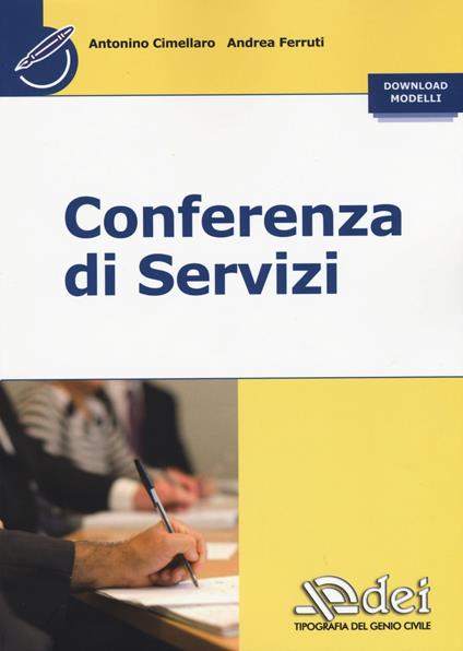 Conferenza di servizi - Antonino Cimellaro,Andrea Ferruti - copertina