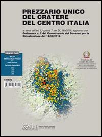 Prezzario unico del cratere del centro Italia 2016 - copertina