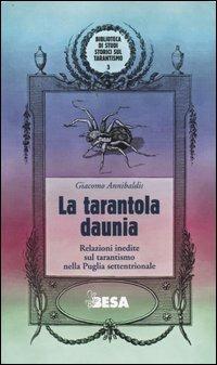 La tarantola daunia. Relazioni inedite sul tarantismo nella Puglia settentrionale - Giacomo Annibaldis - copertina