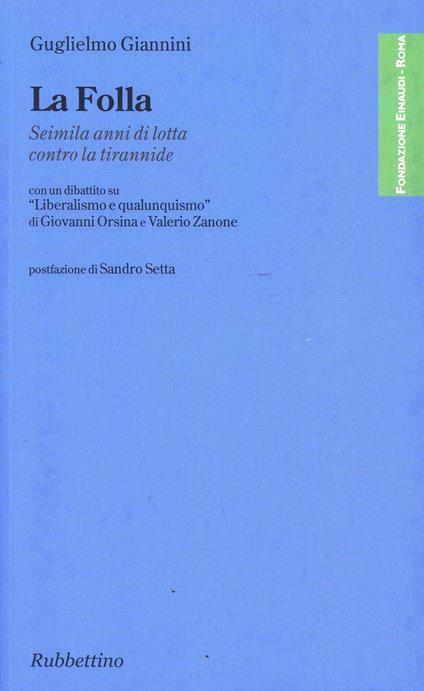 La folla - Guglielmo Giannini - copertina