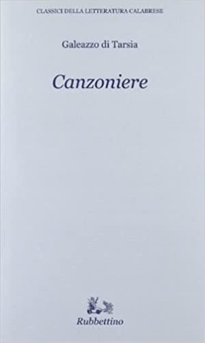 Canzoniere - Galeazzo Di Tarsia - copertina