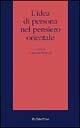L' idea di persona nel pensiero orientale - copertina