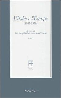 L' Italia e l'Europa (1947-1979) - copertina