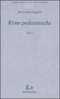 Rime pedantesche - Bartolomeo Nappini - copertina