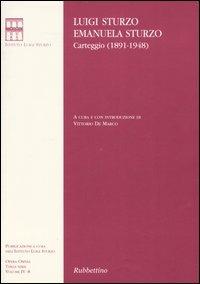 Carteggio (1891-1948). Vol. 4 - Luigi Sturzo,Emanuela Sturzo - copertina
