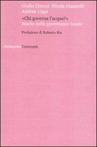 Chi governa l'acqua?