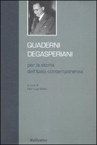Quaderni degasperiani per la storia dell'Italia contemporanea. Vol. 1 - copertina