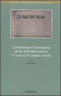 L'irridentismo e l'associazione «In pro dell'Italia Irrendenta». I comitati di Calabria e Sicilia