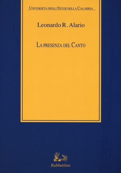 La presenza del canto. Con 2 CD Audio - Leonardo R. Alario - copertina