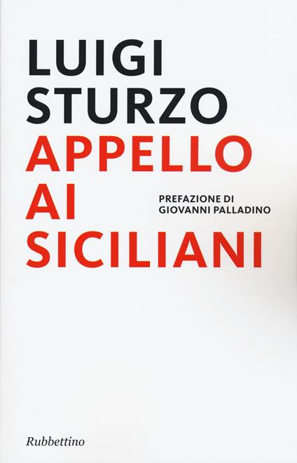 Appello ai siciliani - Luigi Sturzo - copertina