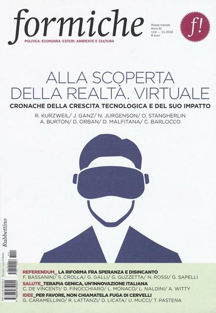 Formiche (2016). Vol. 119: Alla scoperta della realtà virtuale. - copertina