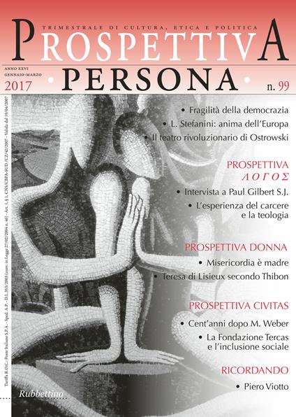 Prospettiva persona. Trimestrale di cultura, etica e politica  (2017). Vol. 99 - copertina