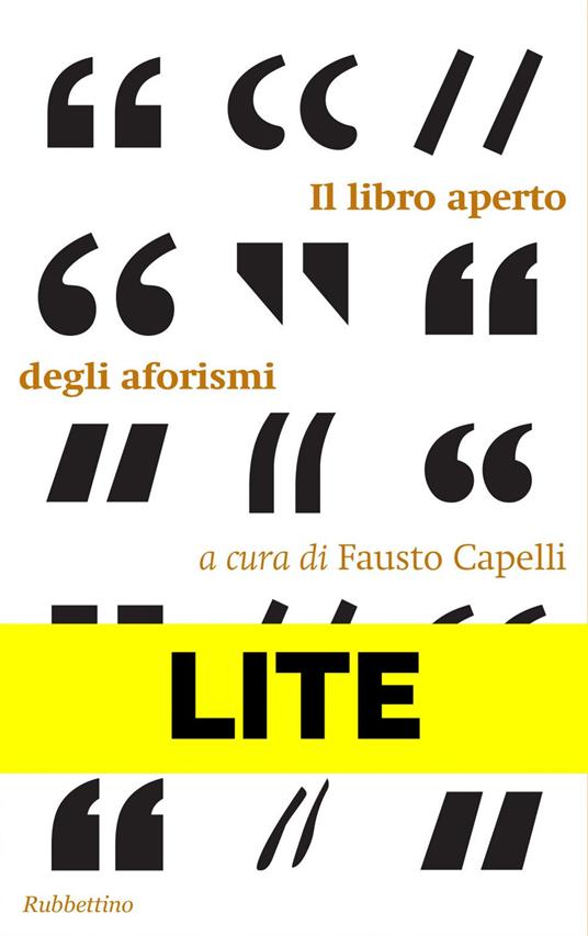 Il libro aperto degli aforismi - F. Capelli - ebook