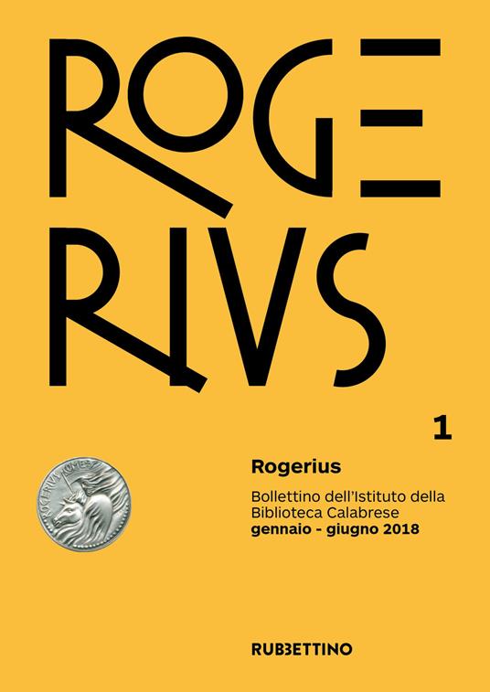Rogerius (2018). Vol. 1: Gennaio-giugno. - copertina