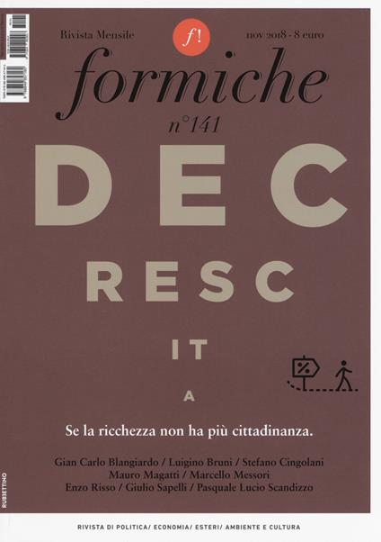 Formiche (2018). Vol. 141 - copertina
