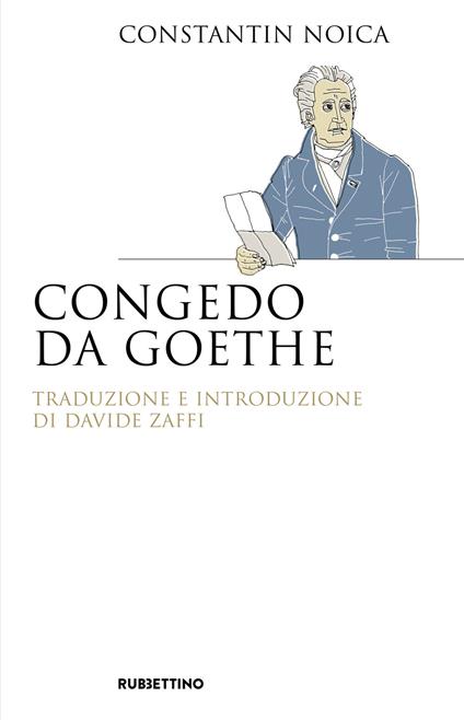 Congedo da Goethe - Constantin Noica - copertina
