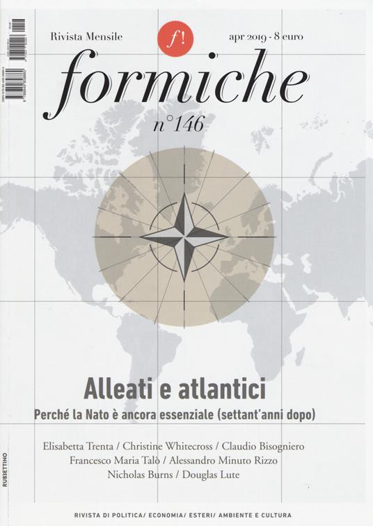 Formiche (2019). Vol. 146: Alleati e atlantici. Perché la Nato è ancora essenziale (settant'anni dopo). - copertina