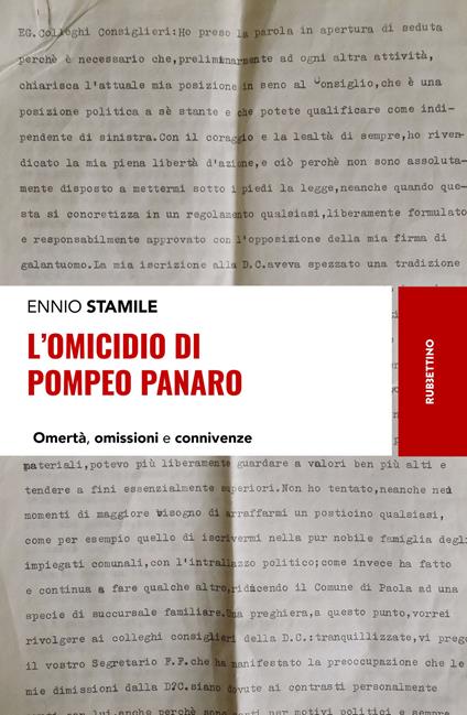 L' omicidio di Pompeo Panaro. Omertà, omissioni e connivenze - Ennio Stamile - copertina