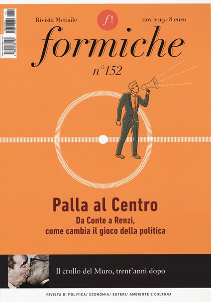 Formiche (2019). Vol. 152: Palla al centro. Da Conte a Renzi, come cambia il gioco della politica. - copertina