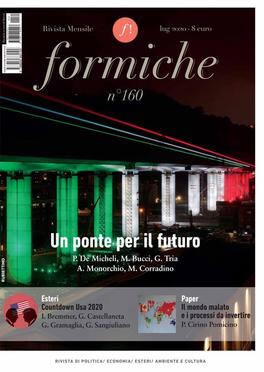 Formiche (2020). Vol. 160: Un ponte per il futuro - copertina