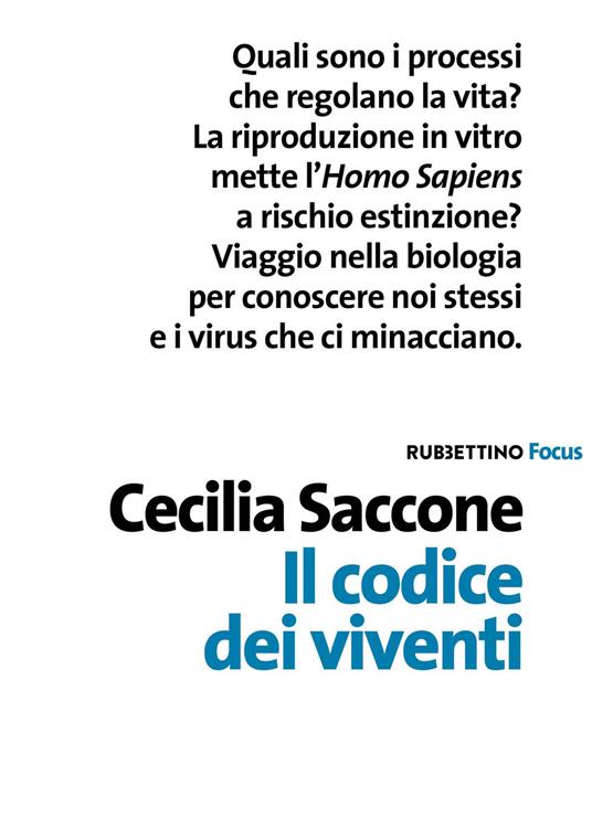 Il codice dei viventi - Cecilia Saccone - copertina