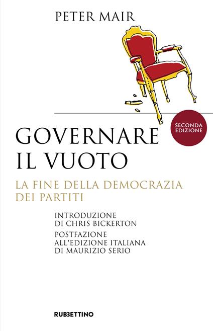 Governare il vuoto. La fine della democrazia dei partiti - Peter Mair - copertina