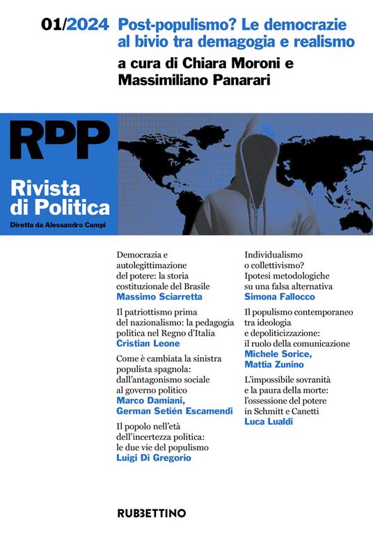 Rivista di politica (2024). Vol. 1: Post-populismo? Le democrazie al bivio tra demagogia e realismo - copertina