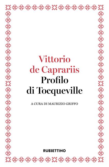 Profilo di Tocqueville - Vittorio De Caprariis - copertina