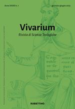Vivarium. Rivista di scienze teologiche (2025). Vol. 1: Gennaio-giugno