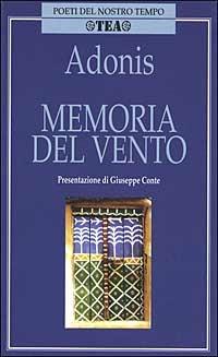 Memoria del vento - Adonis - copertina