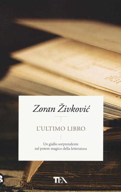 L'ultimo libro - Zoran Zivkovic - copertina