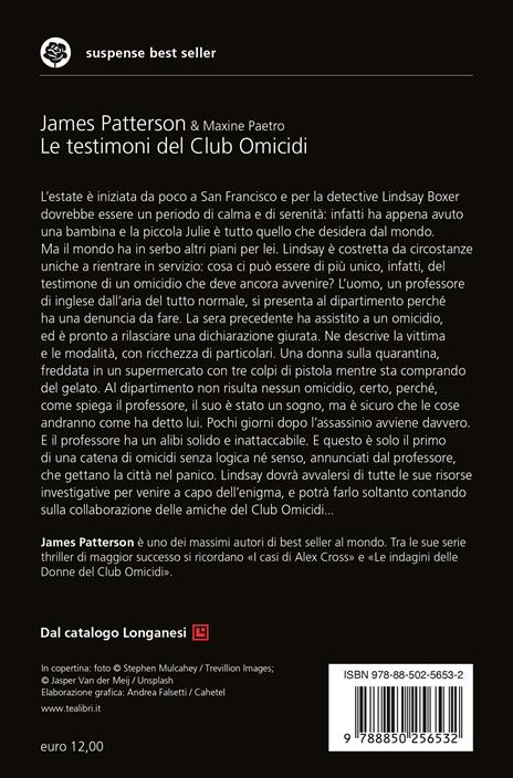Le testimoni del club omicidi - James Patterson,Maxine Paetro - 2