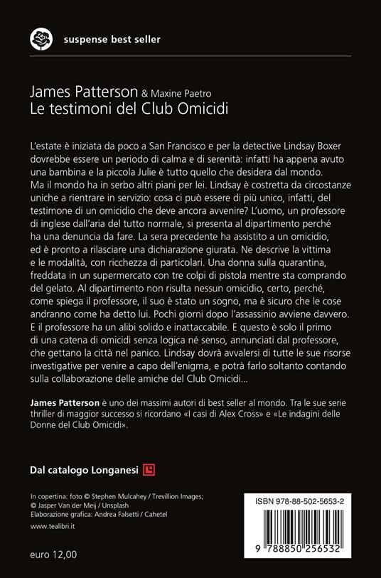 Le testimoni del club omicidi - James Patterson,Maxine Paetro - 2