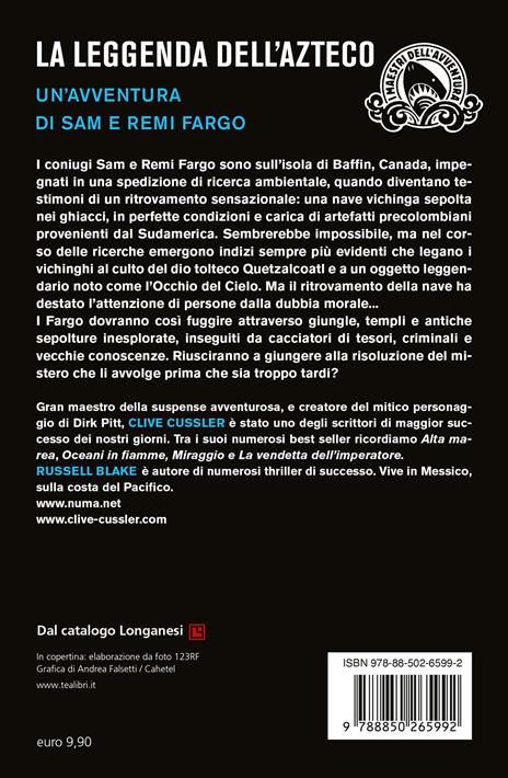 La leggenda dell'azteco - Clive Cussler,Russell Blake - 2