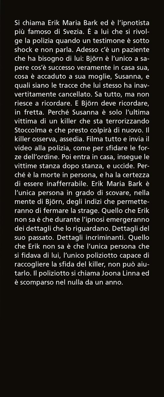 Nella mente dell'ipnotista - Lars Kepler - 2