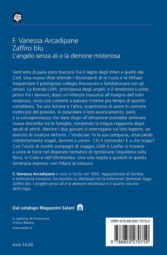 Zaffiro blu. L'angelo senza ali e la demone misteriosa - F. Vanessa Arcadipane - 2